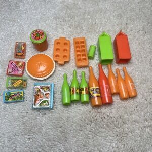 Vintage Barbie 1970's Mod Era Dream Kitchen Food Items 22 Pieces